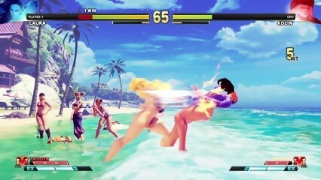 Bottomless Fighter - Laura Vs Kolin