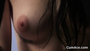 Naughty Doll Gets Cum Shot On Her Face Sucking All The Jism - Doll Face