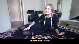 TeamSkeet - Inked Curvy Teen Trades Sex For A Free Room
