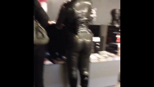 latex suit at store
