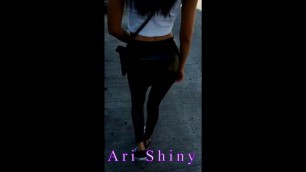 Ari Shiny - Leather leggings