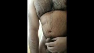 Hairy Daddy Hot and Sexy Showering