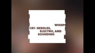 Medical CBT Needle Play with Sounding Rods by Mistress Windy Whispers