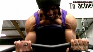 Femcepsfan's Female Bodybuilders Moaning and Grunting Training Compilation