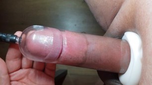 FILLING PENIS PUMP PART THREE, MAKING SMALL DICK TO THICK HUGE COCK 4K