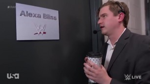 Alexa bliss sexy bitch topless in her dressing room on raw must watch!!!