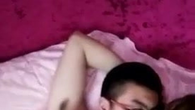 Amateur Asian Mature Fondles Younger Cock