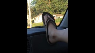 Ex girlfriend candid feet