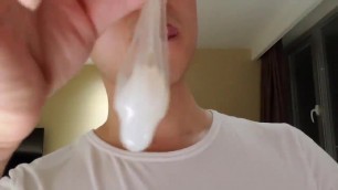 Eat my cum filled condom bro