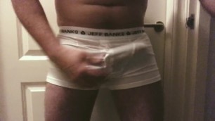 YOUNG MUSCLE GUY IN BOXERS TEASES BIG DICK