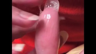 Deborah sucking her thumb like a cock erotic salivating blowjob orgasm