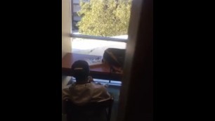 Black Student Caught Jacking in Library Study Room