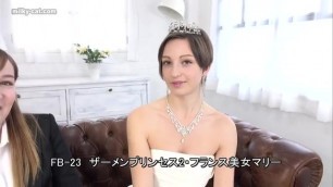 Princesse du Sperme 2 Marie Bukkake french girl with J pornstar