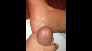 Cumming fast with my foot!!!