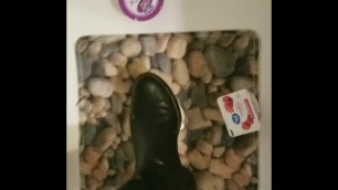 Crushing Yogurt In Black Boots