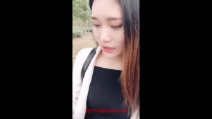 CHINESE CAM GIRL 刘婷 LIUTING - OUTDOOR SEX 002