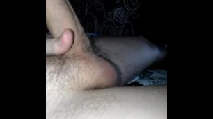 Young guy spit on his cock and fap (no cum)