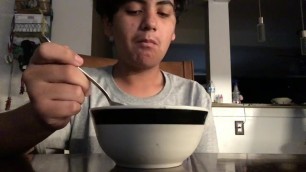 Eating Cereal at 1 in the Morning