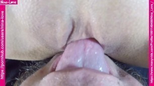 Nina gets her pussy licked - POV pussy licking - Cunnilingus orgasm