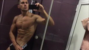 Young Muscle Stud Being Cocky