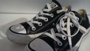 My Sister's Shoes: Black Converse