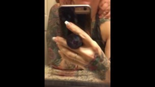 Tattooed Pinup Mirror Fuck