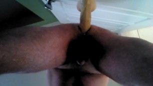 A Happy 12 Inch New Year Dildo Fuck