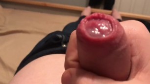 Wanking and eating my cum