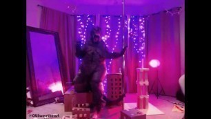 Summer Hart is the Worst Cam Girl Ever- Sexy Godzilla Stomp Show