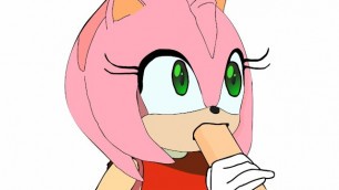 Amy Rose blowjob