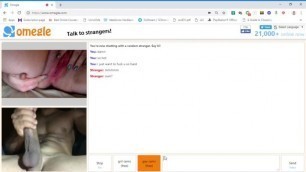 Omegle Girl begs to be filled up