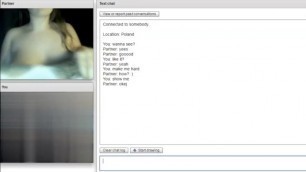chatroulette polish girl shows big boobs