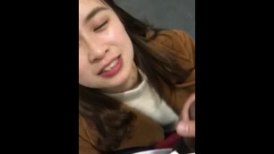 Chinese girl blowjob