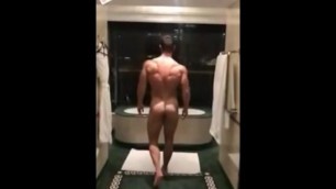 male sexy show in shower