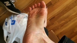 Socks Off with Dirty Feet