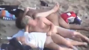 Nudist Groupsex Party At The Beach