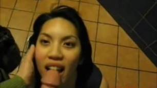Compilation of Asian girlfriend sucking cock swallowing cum getting facial