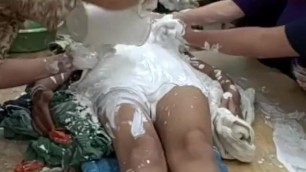 Asian Girl Gets Creamed