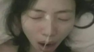 ASIAN homemade facial