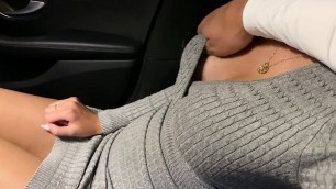 Blowjob in the car on the first date