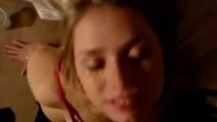 Blonde Amateur Chick Gets Messy Facial