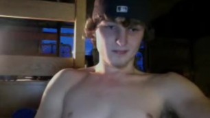 College guy nuts on cam