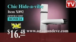 The Chic Hide-A-Vibe Personal Mini Travel Bullet Vibrator Home Shopping TV